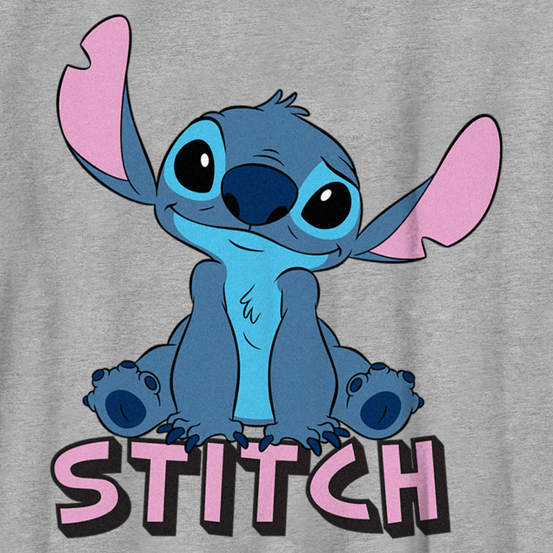 Boy's Lilo & Stitch Sitting Cute Stitch T-Shirt