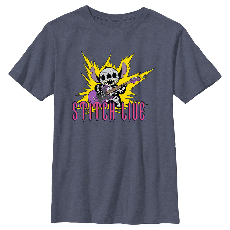 Boy's Lilo & Stitch Rocker Stitch Live T-Shirt