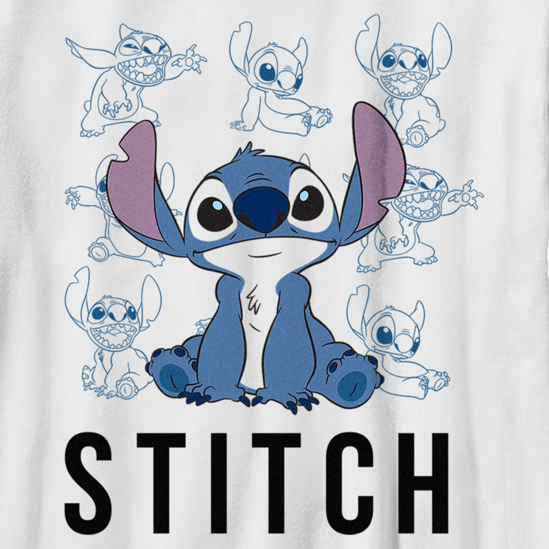 Boy's Lilo & Stitch Iconic Poses Collage T-Shirt