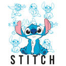 Boy's Lilo & Stitch Outline Poses Collage T-Shirt