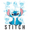 Boy's Lilo & Stitch Outline Poses Collage T-Shirt