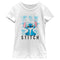 Girl's Lilo & Stitch Outline Poses Collage T-Shirt