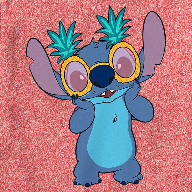 Boy's Lilo & Stitch Black Glasses Stitch Performance Tee