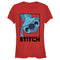 Junior's Lilo & Stitch Peekaboo Stitch Portrait T-Shirt