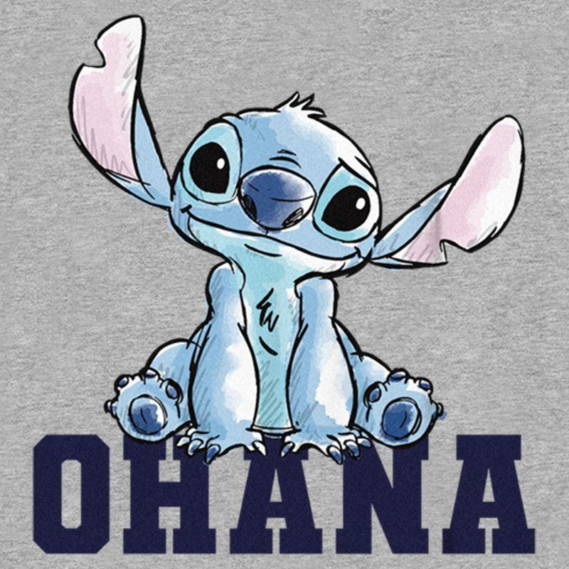 Boy's Lilo & Stitch Watercolor Ohana T-Shirt