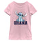Girl's Lilo & Stitch Watercolor Ohana T-Shirt