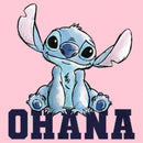 Girl's Lilo & Stitch Watercolor Ohana T-Shirt