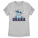 Women's Lilo & Stitch Watercolor Ohana T-Shirt