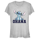 Junior's Lilo & Stitch Watercolor Ohana T-Shirt