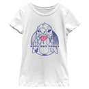 Girl's Lilo & Stitch Nope Not Today Angry Stitch T-Shirt