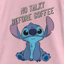 Girl's Lilo & Stitch No Talky Before Coffee T-Shirt
