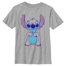 Boy's Lilo & Stitch Outlined Stitch Sketch T-Shirt