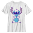 Boy's Lilo & Stitch Outlined Stitch Sketch T-Shirt