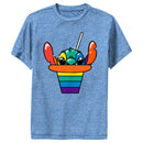 Boy's Lilo & Stitch Rainbow Shave Ice Stitch Performance Tee