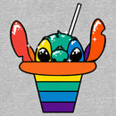 Women's Lilo & Stitch Rainbow Shave Ice Stitch T-Shirt