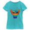 Girl's Lilo & Stitch Rainbow Shave Ice Stitch T-Shirt