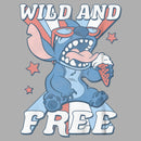 Boy's Lilo & Stitch Fourth of July Wild and Free T-Shirt