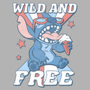 Junior's Lilo & Stitch Wild and Free Alien T-Shirt