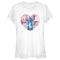 Junior's Lilo & Stitch Love you Watercolor T-Shirt