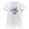 Girl's Lilo & Stitch Love you Watercolor T-Shirt