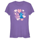 Junior's Lilo & Stitch Angel Eskimo Kiss Watercolor T-Shirt