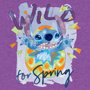 Girl's Lilo & Stitch Easter Stitch Wild for Spring Egg T-Shirt