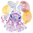 Boy's Lilo & Stitch Easter Angel Watercolor Eggs T-Shirt