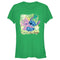 Junior's Lilo & Stitch Clover All Over T-Shirt