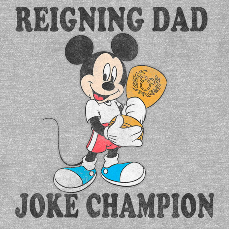 Men's Mickey & Friends Father's Day Reigning Dad Champion T-Shirt