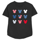 Women's Mickey & Friends Patriotic Logos T-Shirt