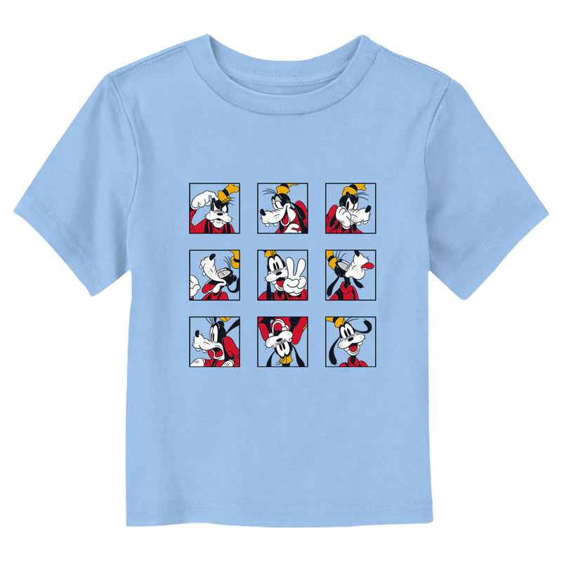 Toddler's Mickey & Friends Goofy Face Expressions T-Shirt