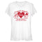 Junior's Mickey & Friends Valentine's Day Crazy Over Daisy Dating Service T-Shirt