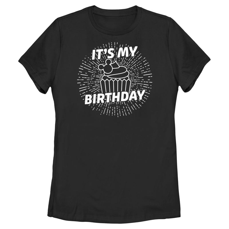 Women's Mickey & Friends It's My Birthday Cupcake T-Shirt