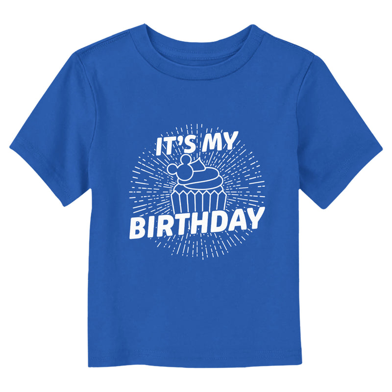 Toddler's Mickey & Friends It's My Birthday Cupcake T-Shirt