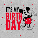 Women's Mickey & Friends It's My Birthday Retro Mouse T-Shirt