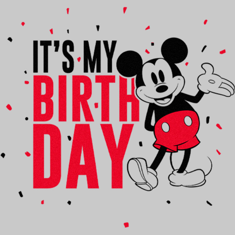 Toddler's Mickey & Friends Black and Red It's My Birthday T-Shirt