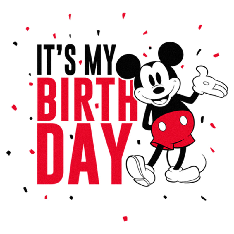 Men's Mickey & Friends It's My Birthday Retro Mouse T-Shirt