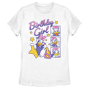 Women's Mickey & Friends Daisy Duck Birthday Star Girl T-Shirt