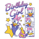 Women's Mickey & Friends Daisy Duck Birthday Star Girl T-Shirt