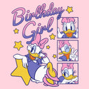 Junior's Mickey & Friends Daisy Duck Birthday Star Girl T-Shirt