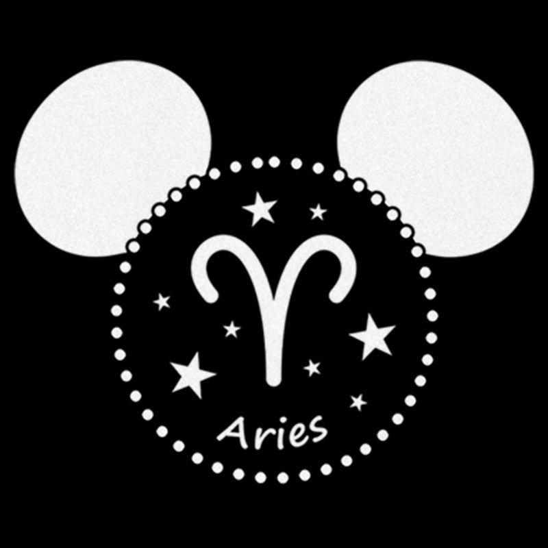 Girl's Mickey & Friends Aries Mousey Silhouette T-Shirt