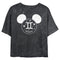 Junior's Mickey & Friends Gemini Mousey Silhouette T-Shirt