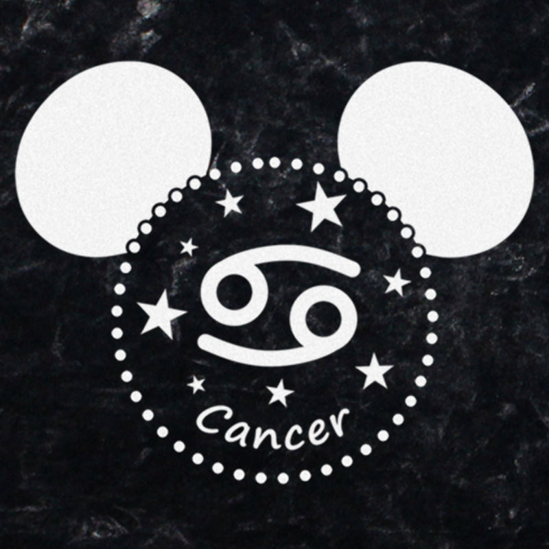 Junior's Mickey & Friends Cancer Mousey Silhouette T-Shirt