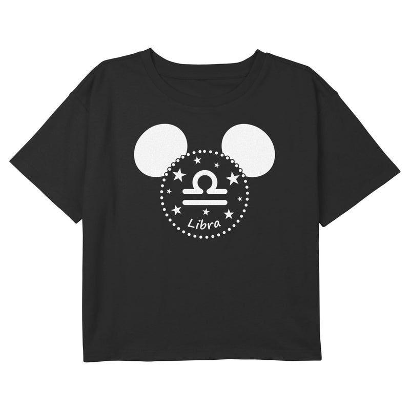 Girl's Mickey & Friends Libra Mousey Silhouette T-Shirt