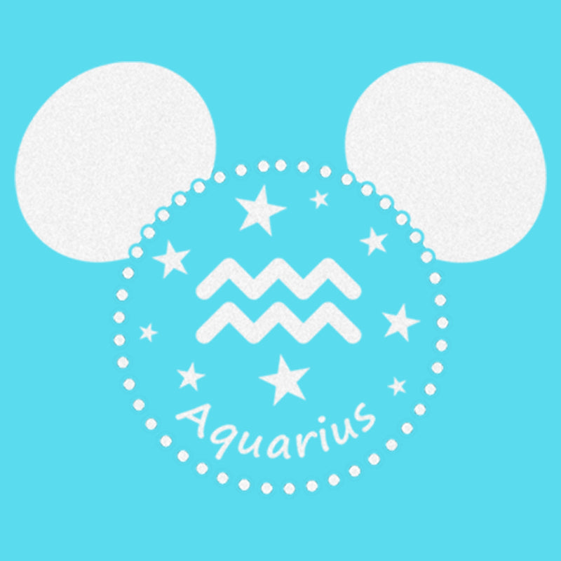 Girl's Mickey & Friends Aquarius Mousey Silhouette T-Shirt