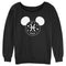 Junior's Mickey & Friends Pisces Silhouette Sweatshirt