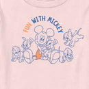 Toddler's Mickey & Friends Puppies Fun Time T-Shirt