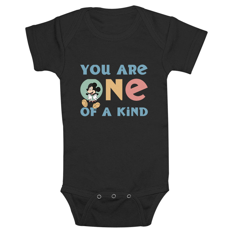 Infant's Mickey & Friends You Are One of a Kind Onesie