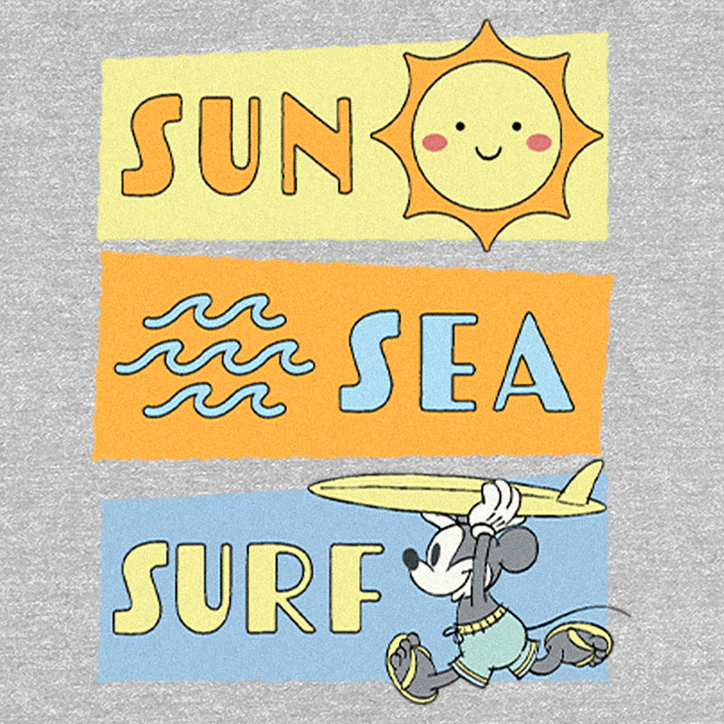 Infant's Mickey & Friends Sun, Sea, Surf Onesie