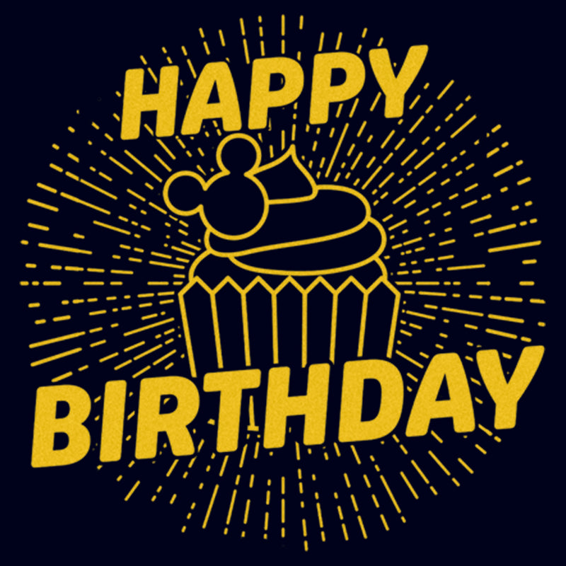 Men's Mickey & Friends Happy Birthday Cupcake T-Shirt
